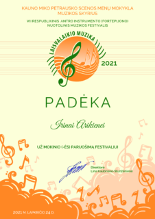 Nuotolinis muzikos festivalis LAISVALAIKIO MUZIKA – 2021