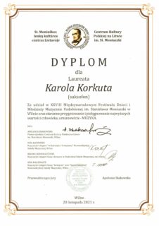 XXVIII STANISLAVO MONIUŠKOS FESTIVALIS – KONKURSAS VILNIUJE