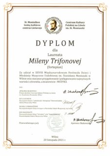 XXVIII STANISLAVO MONIUŠKOS FESTIVALIS – KONKURSAS VILNIUJE