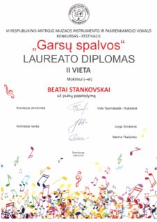 Konkursas „GARSŲ SPALVOS”