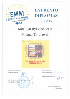 Konkursas „SKAMBINU SU DRAUGU“