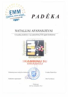 Konkursas „SKAMBINU SU DRAUGU“