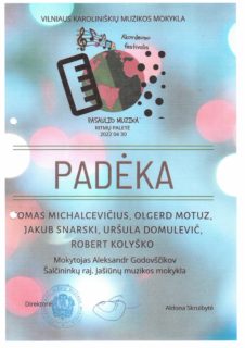 FESTIVALIS  „PASAULIO MUZIKA: RITMŲ PALETĖ“