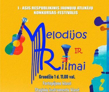 KONKURSAS „MELODIJOS IR RITMAI“