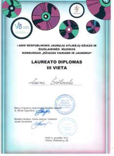 KONKURSAS „DŽIAZAS VAIKAMS IR JAUNIMUI“