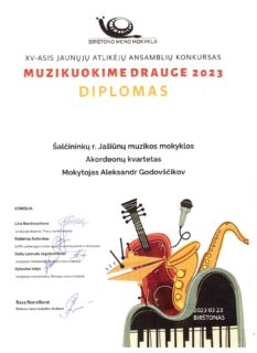 KONKURSAS „MUZIKUOKIME DRAUGE 2023“