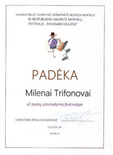 FESTIVALIS „PAVASARIO BLIUZAS“