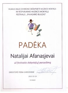 FESTIVALIS „PAVASARIO BLIUZAS“