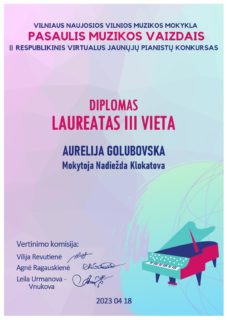 KONKURSAS „PASAULIS MUZIKOS VAIZDAIS”
