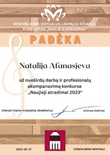 KONKURSAS „NAUJIEJI ATRADIMAI 2023“