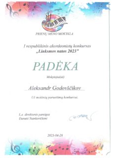 KONKURSAS ,,LINKSMOS NATOS 2023“