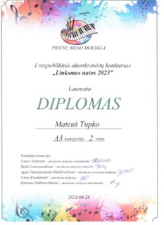 KONKURSAS ,,LINKSMOS NATOS 2023“
