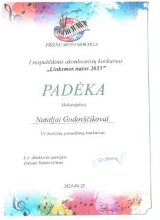KONKURSAS ,,LINKSMOS NATOS 2023“