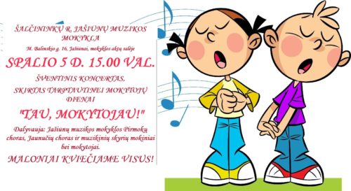 KONCERTAS „TAU, MOKYTOJAU!”