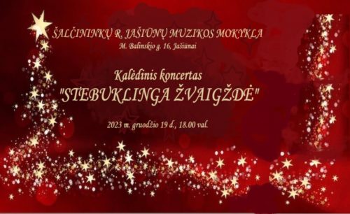 KALĖDINIS KONCERTAS „STEBUKLINGA ŽVAIGŽDĖ“