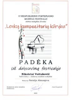 FESTIVALIS „LENKŲ KOMPOZITORIŲ KŪRYBA“