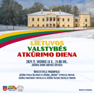 VASARIO 16-OJI JAŠIŪNUOSE!