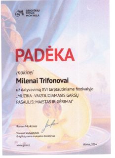 FESTIVALIS „MUZIKA – VAIZDUOJAMASIS GARSŲ PASAULIS“