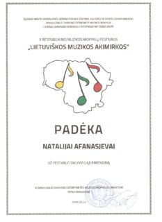 FESTIVALIS „LIETUVIŠKOS MUZIKOS AKIMIRKOS“