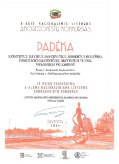 NACIONALINIS LIETUVOS AKORDEONISTŲ KONKURSAS