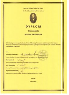 XXXI STANISLAVO MONIUŠKOS FESTIVALIS – KONKURSAS