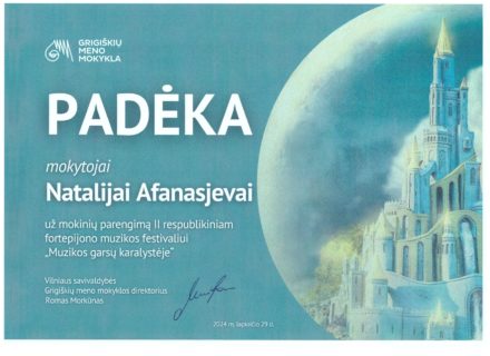 FESTIVALIS „MUZIKOS GARSŲ KARALYSTĖJE“