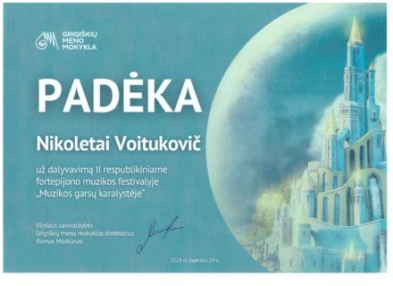 FESTIVALIS „MUZIKOS GARSŲ KARALYSTĖJE“
