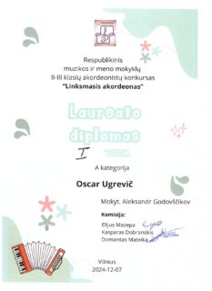 KONKURSAS „LINKSMASIS AKORDEONAS 2024“