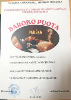FESTIVALIS „BAROKO PUOTA 2025”