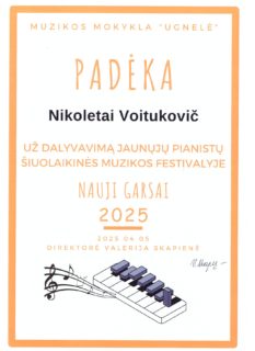 FESTIVALIS „NAUJI GARSAI 2025“