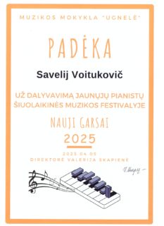 FESTIVALIS „NAUJI GARSAI 2025“