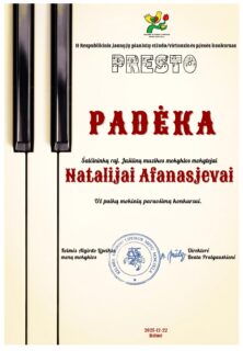 KONKURSAS „PRESTO”