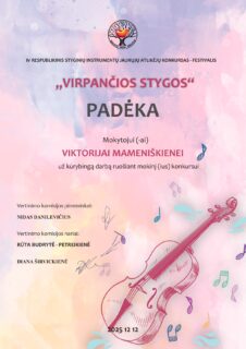 Konkursas-festivalis „Virpančios stygos“