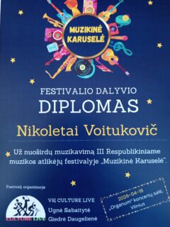 FESTIVALIS „MUZIKINĖ KARUSELĖ“