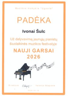 FESTIVALIS „NAUJI GARSAI 2026“