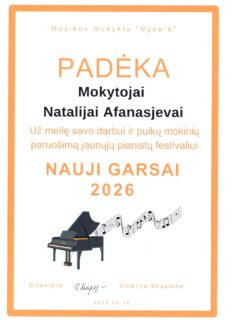 FESTIVALIS „NAUJI GARSAI 2026“