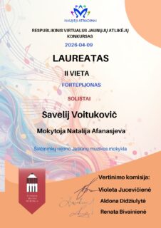 KONKURSAS „NAUJIEJI ATRADIMAI 2026“