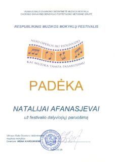 FESTIVALIS „NUO OPEROS IKI HOLIVUDO